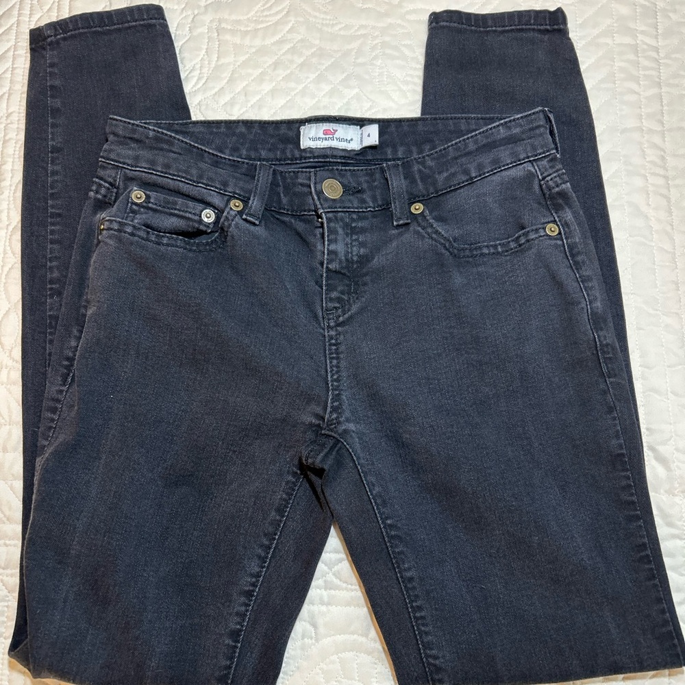 Vineyard Vines Black Skinny Jeans Women's 4
